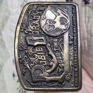 Vintage Rosie O' Grady's Church Street Station Orlando Florida Belt Buckle‎